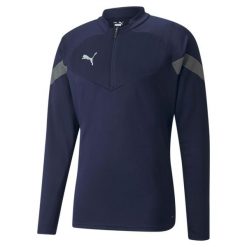 Bluza męskie Puma Teamfinal Training 14 Zip. Niebieskie bluzy męskie Puma, m, bez wzorów, z poliesteru, bez kaptura. Za 290.00 zł.
