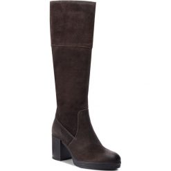 Kozaki GEOX - D Remigia A D84AFA 000HM C6372 Mud. Szare kozaki damskie Geox, ze skóry ekologicznej. W wyprzedaży za 569.00 zł.