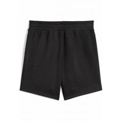 Damskie szorty z wysokim stanem ESS SCRIPT 5" PUMA Black. Czarne szorty damskie Puma, xs, bez wzorów, z podwyższonym stanem. W wyprzedaży za 104.00 zł.