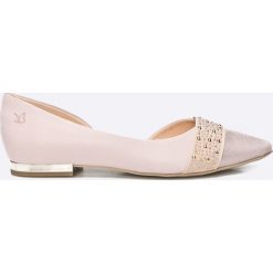 Caprice - Baleriny. Szare baleriny damskie Caprice, z materiału. W wyprzedaży za 239.90 zł.