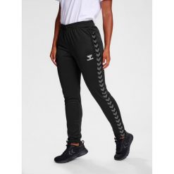 Spodnie damskie dresowe sportowe Hummel Authentic Poly Pants. Czarne spodnie dresowe damskie Hummel, xl, bez wzorów, z dresówki. Za 191.00 zł.