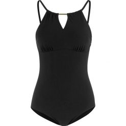 Kostium kąpielowy wyszczuplający bonprix czarny. Czarne kostiumy jednoczęściowe damskie bonprix. Za 109.99 zł.