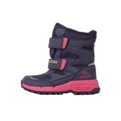Buty zimowe dziewczęce, Kappa Cekis Tex K. Czerwone buty zimowe dziewczęce Kappa, bez wzorów, z materiału, bez zapięcia. Za 139.99 zł.