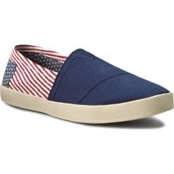 Półbuty TOMS - Avalon 10007923 Americana Canvas Flag. Niebieskie półbuty na co dzień męskie Toms, z materiału. W wyprzedaży za 179.00 zł.