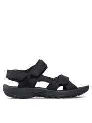 Merrell Sandały Sandspur 2 Convert J002715 Czarny. Czarne sandały męskie Merrell, z nubiku, bez zapięcia. Za 279.99 zł.