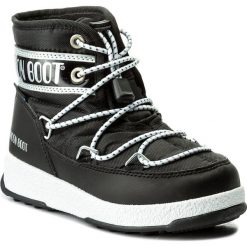 Śniegowce MOON BOOT - We Jr Mid Wp 34051200001 Nero/Argento. Buty zimowe dziewczęce marki Moon Boot. W wyprzedaży za 249.00 zł.
