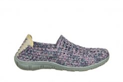 Półbuty Rock Cape Horn Blueberryberg 032932, Wielokolorowe, Materiał - 40. Brązowe półbuty damskie Rock Spring, na lato, bez wzorów, z materiału, rockowe, bez obcasa, bez zapięcia. W wyprzedaży za 164.99 zł.