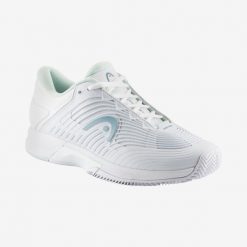 Buty do tenisa damskie HEAD Revolt Pro 4.5 Clay. Białe obuwie sportowe damskie Head, bez wzorów, z materiału, tenisowe. Za 578.00 zł.