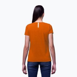 Koszulka wspinaczkowa damska Country Flow stone. Brązowe t-shirty damskie WILD COUNTRY, bez wzorów, bez kołnierzyka. Za 83.99 zł.