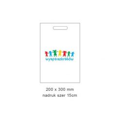Torba z nadrukiem 20x30 cm (100 sztuk) + EKSPRESOWA DOSTAWA W 24H. Szare torby i plecaki dziecięce Wyspa Szkrabów. Za 27.28 zł.