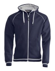 Clique Gerry - Bluza z kapturem unisex w strukturze, wnętrze szczotkowane. Niebieskie bluzy męskie CLIQUE, l, bez wzorów, z bawełny, z kapturem. Za 274.42 zł.