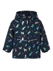 NAME IT Kurtka przejściowa 13244519 Granatowy Regular Fit. Niebieskie kurtki i płaszcze dla dziewczynek Name it, bez wzorów, z syntetyku, bez kaptura. Za 169.99 zł.