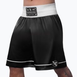 Spodenki treningowe Hayabusa Pro Boxing. Czarne krótkie spodenki sportowe męskie HAYABUSA, l, bez wzorów. Za 299.99 zł.