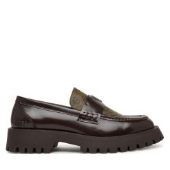 Loafersy Guess. Brązowe mokasyny męskie Guess. Za 679.99 zł.