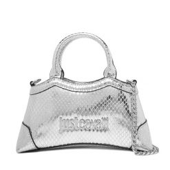 Torebka Just Cavalli. Szare torebki do ręki damskie Just Cavalli, bez wzorów, klasyczne, bez dodatków. Za 639.99 zł.