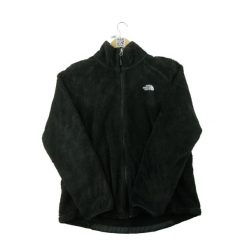 Second life - Kurtka polarowa damska Osito z wysokim kołnierzem - Jak nowy. Czarne kurtki damskie The North Face, l, bez wzorów, z materiału, bez kaptura. Za 212.96 zł.