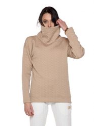 Bluza na co dzień na siłownię. Czarne bluzy damskie LEONE 1947 APPAREL, na zimę, l, bez wzorów, z polaru, bez kaptura. Za 328.38 zł.