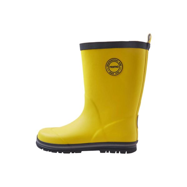 Kalosze dziewczęce Reima Taika 2.0. Żółte kalosze dziewczęce Reima, bez wzorów. Za 129.99 zł.