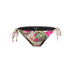 Majtki bikini wiązane z boku PRINTED BEACH CLASSICS Czarny Kobiety. Czarne bikini damskie Roxy, s, bez wzorów. Za 129.00 zł.