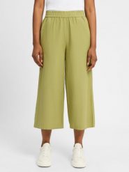 Vila Spodnie culottes z lnem - VIPrisilla Kobiety wiskoza zielony, 38. Zielone spodnie materiałowe damskie Vila, bez wzorów, z wiskozy. Za 199.95 zł.