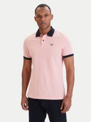 Barbour Polo Lynmouth MML1449PI95 Różowy jasny Regular Fit. Czerwone koszulki polo męskie Barbour, m, bez wzorów, z bawełny, bez ramiączek. Za 349.99 zł.