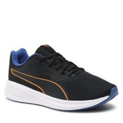 Sneakersy Puma. Czarne półbuty chłopięce Puma, bez wzorów, bez zapięcia. Za 179.99 zł.