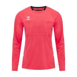 Hummel Koszulka sędziowska arbitra sędzia Referee Chevron Jersey. Czerwone koszulki sportowe męskie Hummel, s, bez wzorów, z jersey, bez kołnierzyka, bez ramiączek, do piłki nożnej. Za 167.99 zł.