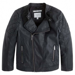 Kurtka w kolorze czarnym. Czarne kurtki i płaszcze dla chłopców Pepe Jeans. W wyprzedaży za 199.95 zł.