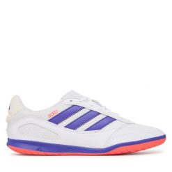 Buty do piłki nożnej adidas. Białe buty sportowe męskie Adidas, bez zapięcia, do piłki nożnej. Za 239.99 zł.