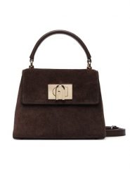 Furla Torebka 1927 WB00109 U10000 4286S Brązowy ciemny. Brązowe torebki do ręki damskie Furla, bez wzorów, ze skóry, bez dodatków. Za 1,779.00 zł.