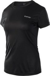 Hi-Tec KOSZULKA LADY SIBIC BLACK XL. Czarne t-shirty damskie Hi-tec, xl, bez wzorów, bez kołnierzyka. Za 40.68 zł.