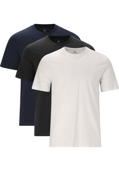 T-shirt Whistler Monray (x3). Białe t-shirty męskie Whistler, s, bez wzorów, z bawełny, bez kołnierzyka. Za 219.50 zł.
