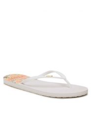 Roxy Japonki ARJL100950 Biały. Białe klapki damskie Roxy, bez wzorów, z tworzywa sztucznego, bez obcasa. Za 89.99 zł.