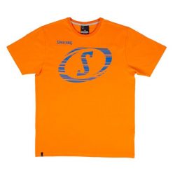 Koszulka Spalding Fast. Brązowe koszulki sportowe męskie Spalding, xl, bez wzorów, z materiału, bez kołnierzyka, bez ramiączek, do biegania. Za 143.75 zł.