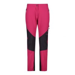 Spodnie narciarskie dla kobiet CMP. Czerwone spodnie snowboardowe damskie CMP, na lato, bez wzorów, sportowe, narciarskie. W wyprzedaży za 396.75 zł.