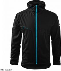 MALFINI Cool 515 - ADLER - Softshell kurtka męska, 210 g/m, 100% poliester, - czarny M. Czarne kurtki męskie Malfini, m, bez wzorów, z poliesteru, bez kaptura. Za 180.46 zł.