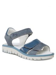 Primigi Sandały 3886000 M Niebieski. Niebieskie sandały dziewczęce Primigi, z nubiku, bez zapięcia. Za 329.99 zł.