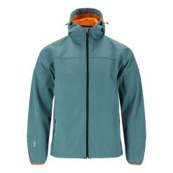 Windbreaker Whistler Duble 8000. Niebieskie kurtki męskie Whistler, bez wzorów, z softshellu, sportowe, bez kaptura. W wyprzedaży za 218.50 zł.