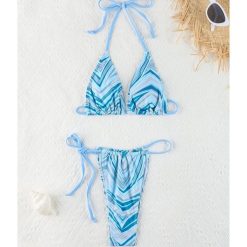 Bikini wiązane szybkoschnące na plażę Marged. Czarne bikini damskie Intica, na lato, s, bez wzorów. Za 129.00 zł.