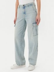 Guess Jeans Jeansy W5RA1R D5M51 Błękitny Regular Fit. Niebieskie jeansy damskie Guess Jeans. Za 279.99 zł.