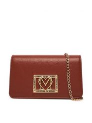 LOVE MOSCHINO Torebka JC5602PP1NLI0312 Brązowy. Brązowe torebki do ręki damskie Love Moschino, bez wzorów, ze skóry, wizytowe, bez dodatków. Za 449.99 zł.