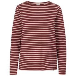 Damska koszulka z długim rękawem Trespass Karen. Czerwone t-shirty damskie Trespass, xl, z aplikacjami, eleganckie, bez kołnierzyka. Za 116.18 zł.