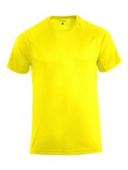 Clique Premium Active-T Koszulka funkcyjna o wysokiej oddychalności –. Żółte koszulki sportowe męskie CLIQUE, l, bez wzorów, bez kołnierzyka, bez ramiączek. Za 110.26 zł.