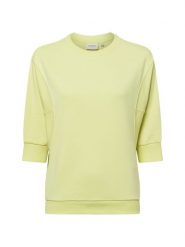 Comma casual identity bluza z krótkim rękawem Kobiety żółty, 40. Żółte bluzy damskie comma casual identity, bez wzorów, prążkowane, bez kaptura. Za 349.95 zł.