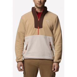 Bluza męska Columbia Sequoia Grove Half Zip Fleece. Brązowe bluzy męskie Columbia, m, bez wzorów, bez kaptura. Za 229.99 zł.