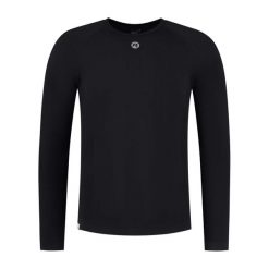 Termoaktywna koszulka męska Rogelli Essential. Czarne buty sportowe męskie Rogelli, m, bez wzorów, bez kołnierzyka, bez ramiączek, rowerowe. Za 151.00 zł.