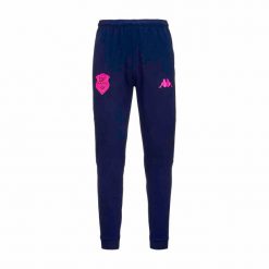 Spodnie treningowe Stade Français Arufinzip 7 2023/24. Niebieskie spodnie sportowe męskie Kappa, bez wzorów, z dresówki. Za 255.30 zł.