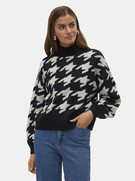 Vero Moda Golf Mira 10311089 Czarny Regular Fit. Czarne swetry damskie Vero Moda, xs, bez wzorów, z syntetyku, bez kołnierzyka, bez ramiączek, bez kaptura. Za 99.99 zł.