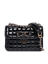 Guess Torebka Nadira Mini HWQT84 24780 Czarny. Czarne torebki do ręki damskie Guess, z aplikacjami, ze skóry, wizytowe, bez dodatków. Za 419.99 zł.