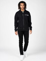 Plein Sport Bluza | FIPSZ1328 | Mężczyzna | Czarny. Czarne bluzy męskie Plein Sport, m, bez wzorów, z bawełny, bez kaptura. W wyprzedaży za 579.00 zł.